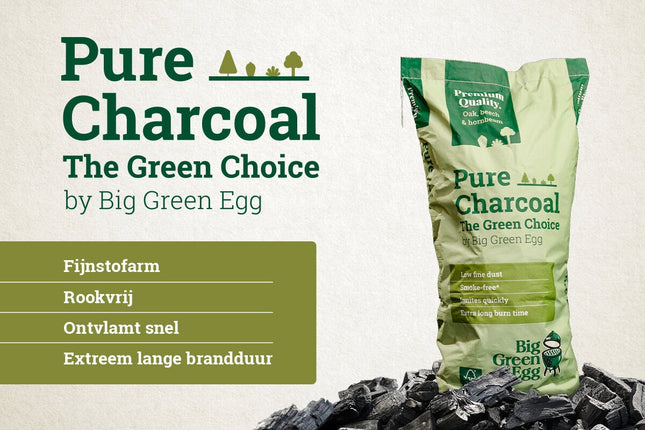 Beef Exclusief B.V. BIG GREEN EGG PURE CHARCOAL