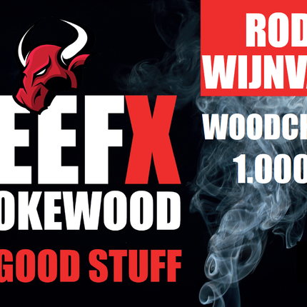 BEEFX Smokewood Rode Wijn Chunks