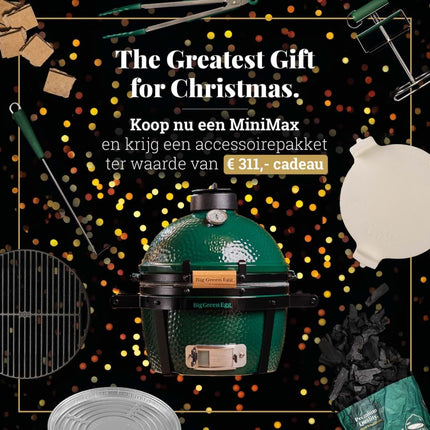 Big Green Egg MiniMax - KerstSpecial