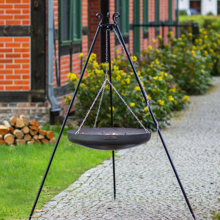 CookKing CookKing 180 cm Tripod with 70 cm Natural Steel Wok