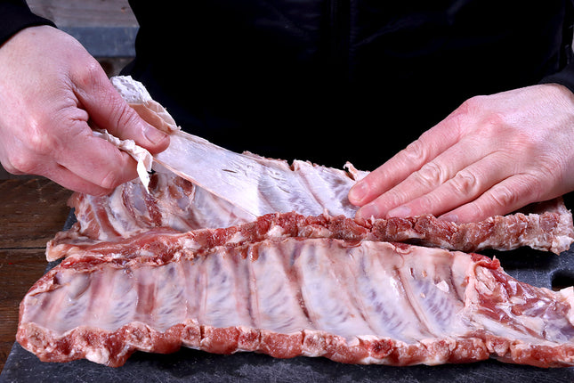 Waards varken Waards varken - Doos Spare ribs "Breed