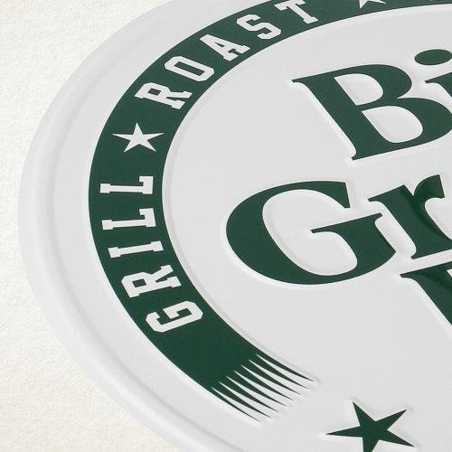 Big Green Egg Est. 1974 Round White Sign