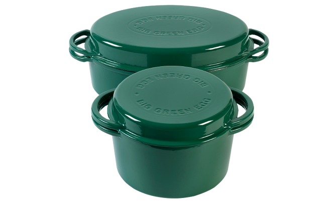 Big Green Egg Green Dutch Oven Round