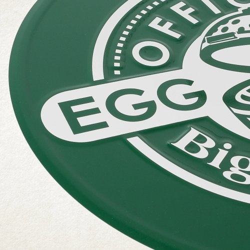 Big Green Egg Official Egghead Round Green Sign