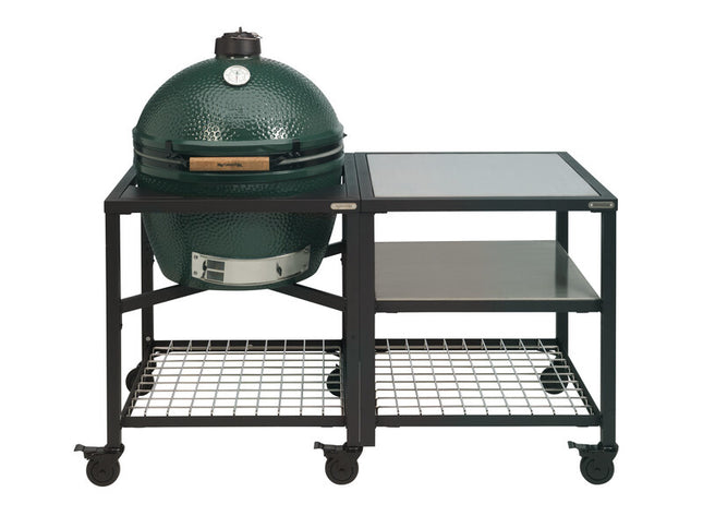 Big Green Egg XLarge in Egg Frame + Expension Frame SS-SS-Grid