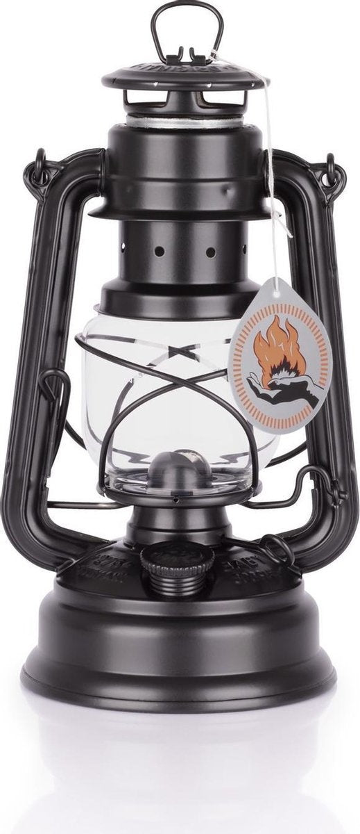 Feuerhand 276 Mat Zwart Petroleumlamp