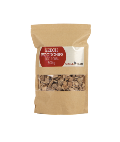 GrillTeam Beech woodchips FSC 100% 500 gram