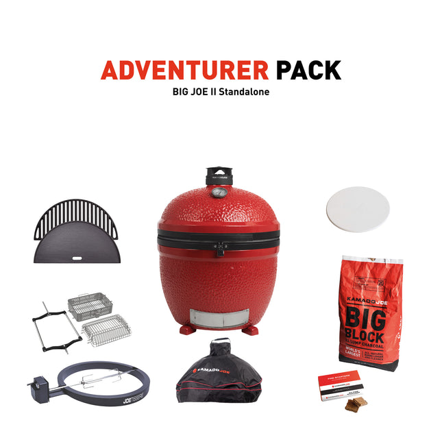 Kamado Joe Big Joe II Stand-Alone with Adventurer Pack