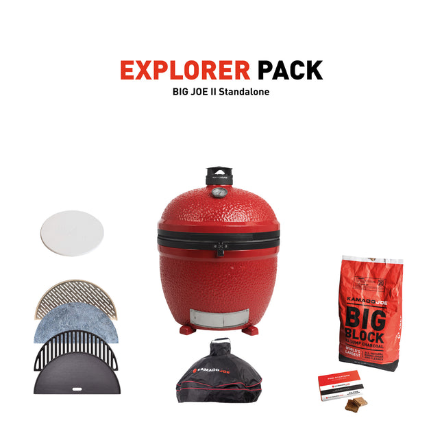 Kamado Joe Big Joe II Stand-Alone with Explorer Pack