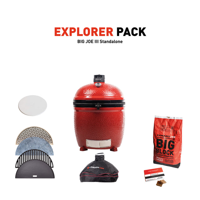 Kamado Joe Big Joe III Stand-Alone with Explorer Pack