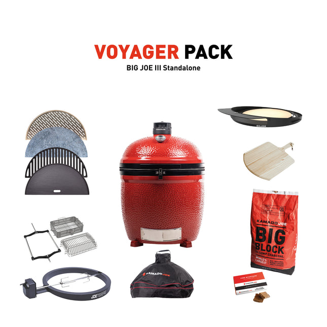 Kamado Joe Big Joe III Stand-Alone with Voyager Pack