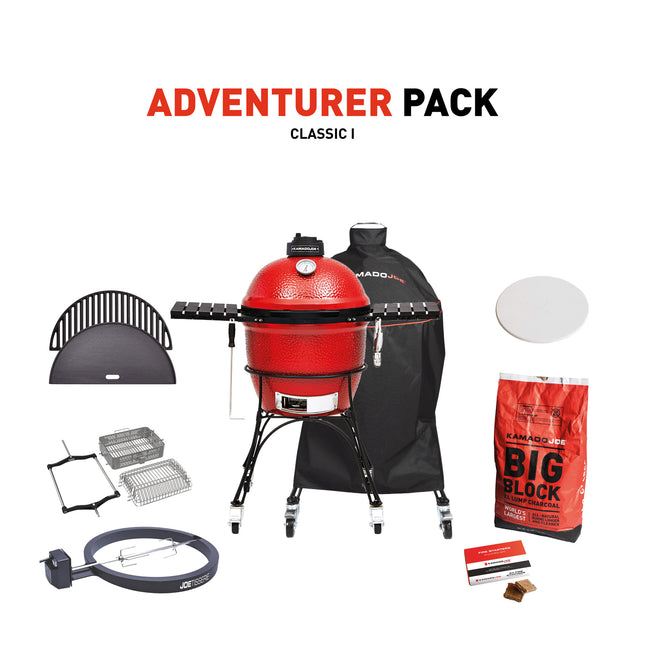 Kamado Joe Classic I with Adventurer Pack