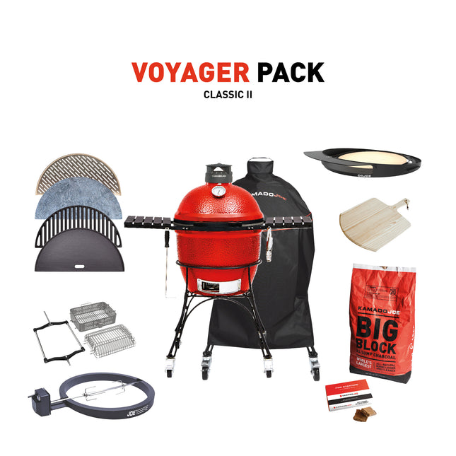 Kamado Joe Classic II with Voyager Pack