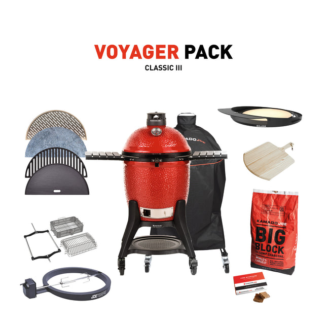 Kamado Joe Classic III with Voyager Pack