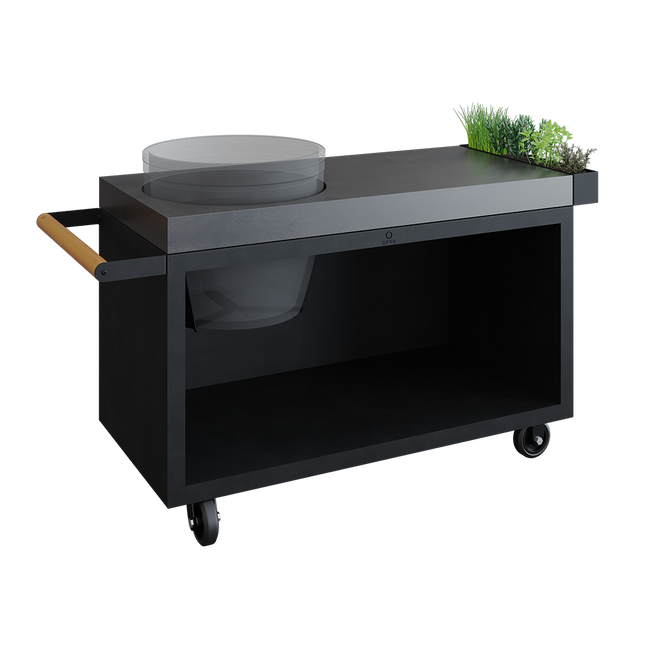 OFYR Kamado Table Black 135 PRO BGE