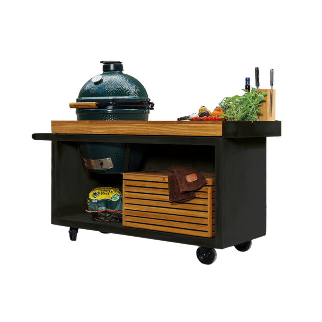 OFYR Kamado Table Black 135 PRO BGE