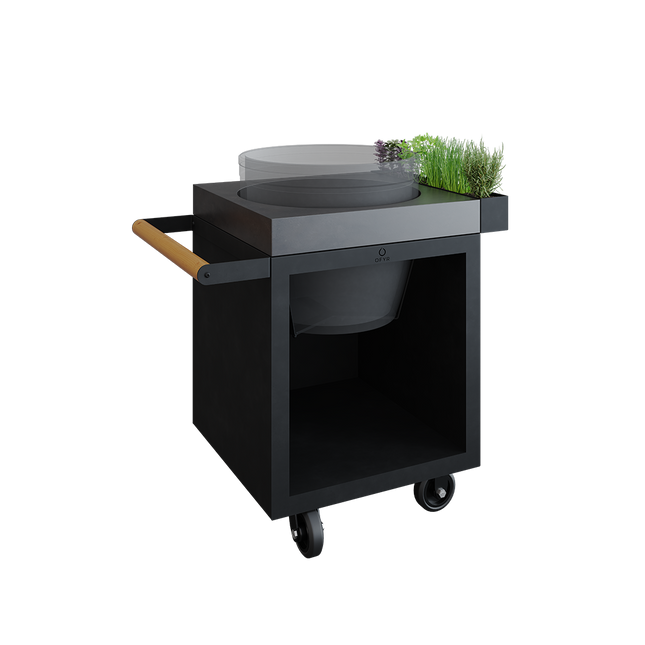 OFYR Kamado Table Black 65 PRO BGE