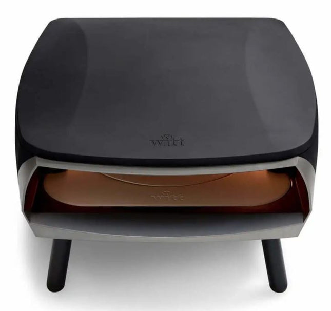 Witt Rotante Pizza Oven - mat zwart